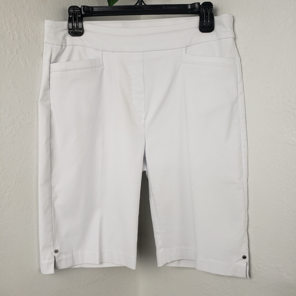 Patchington High Rise Bermuda White NWT sz 10